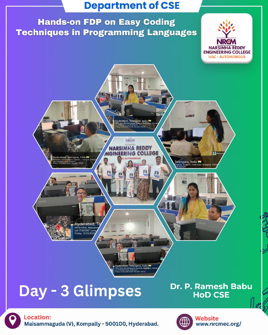 Hands-on FDP on Easy coding Techniques in Programming languages